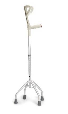 quadripode con appoggio brachiale