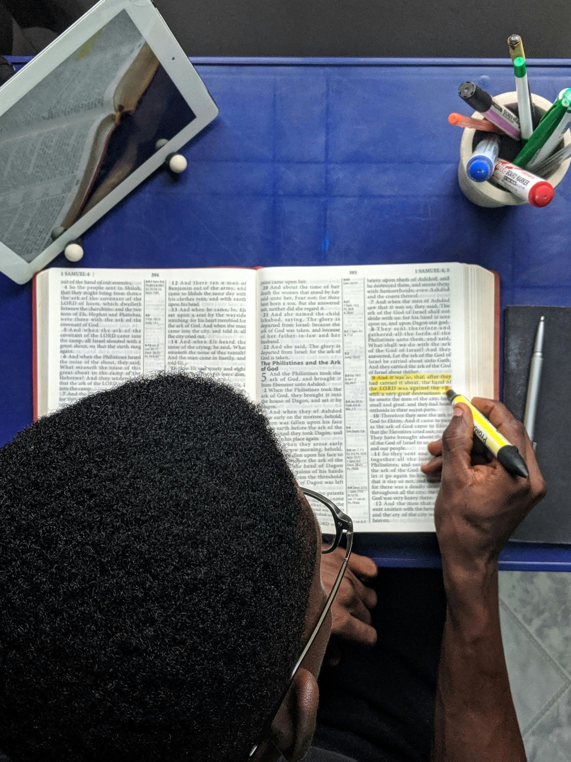 BIBLE STUDY IS BACK AT ST. MARK'S!