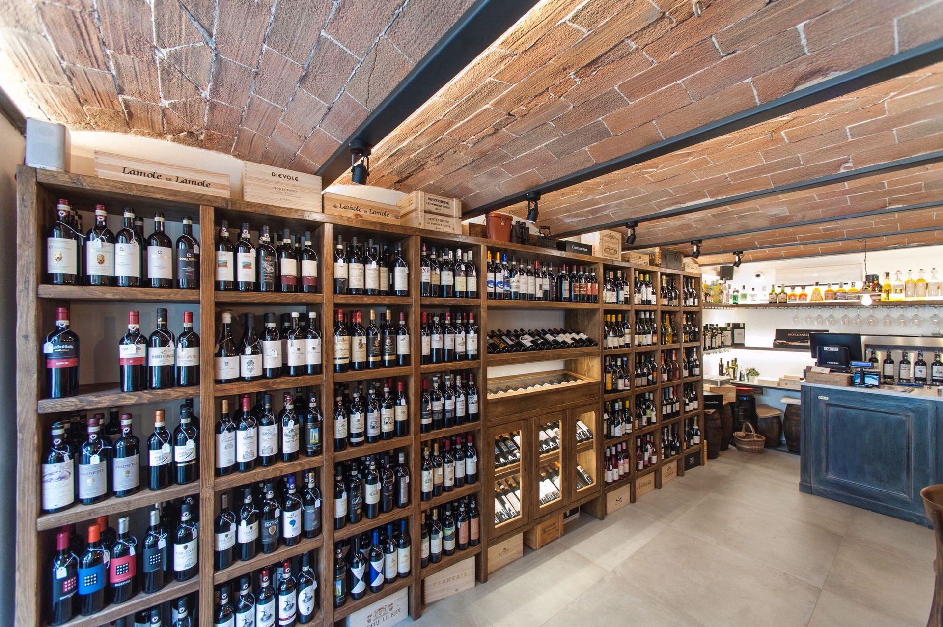 mobile espositore per enoteca