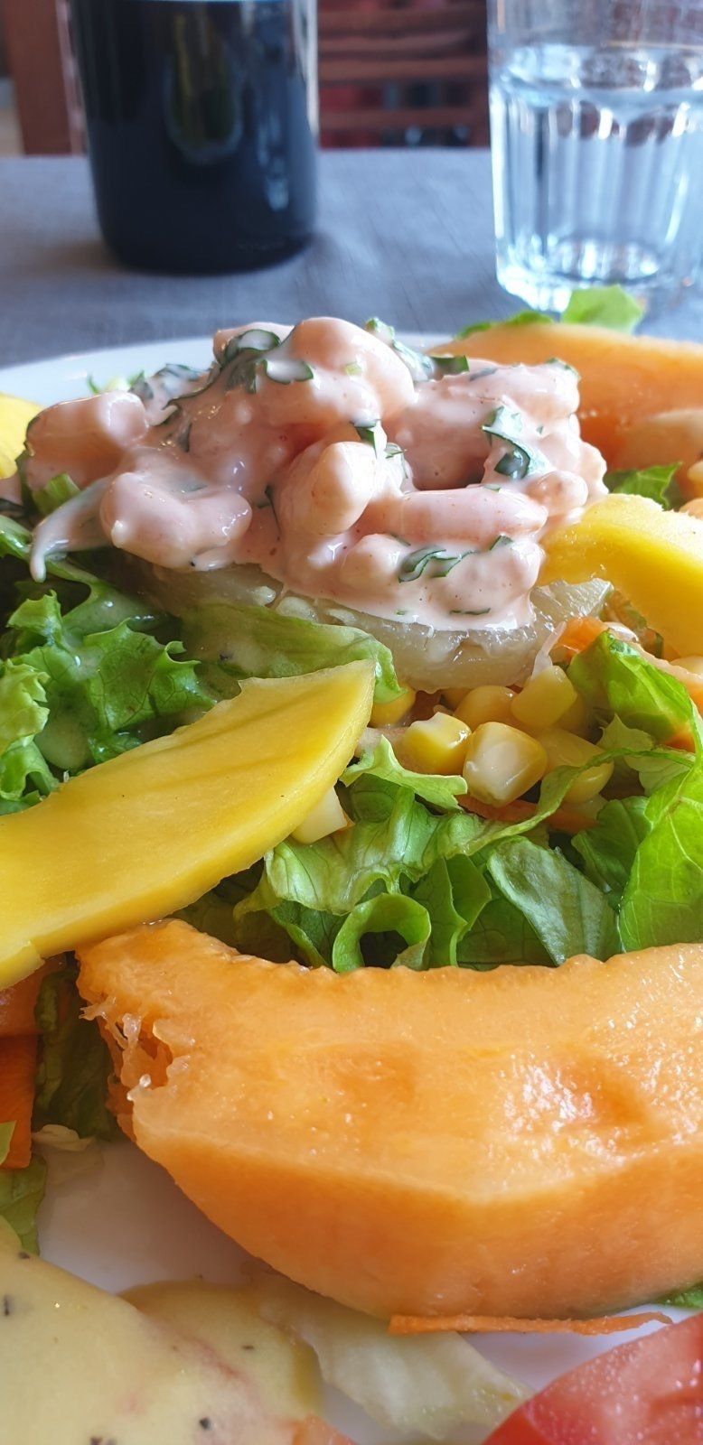Salade de melon et jambon