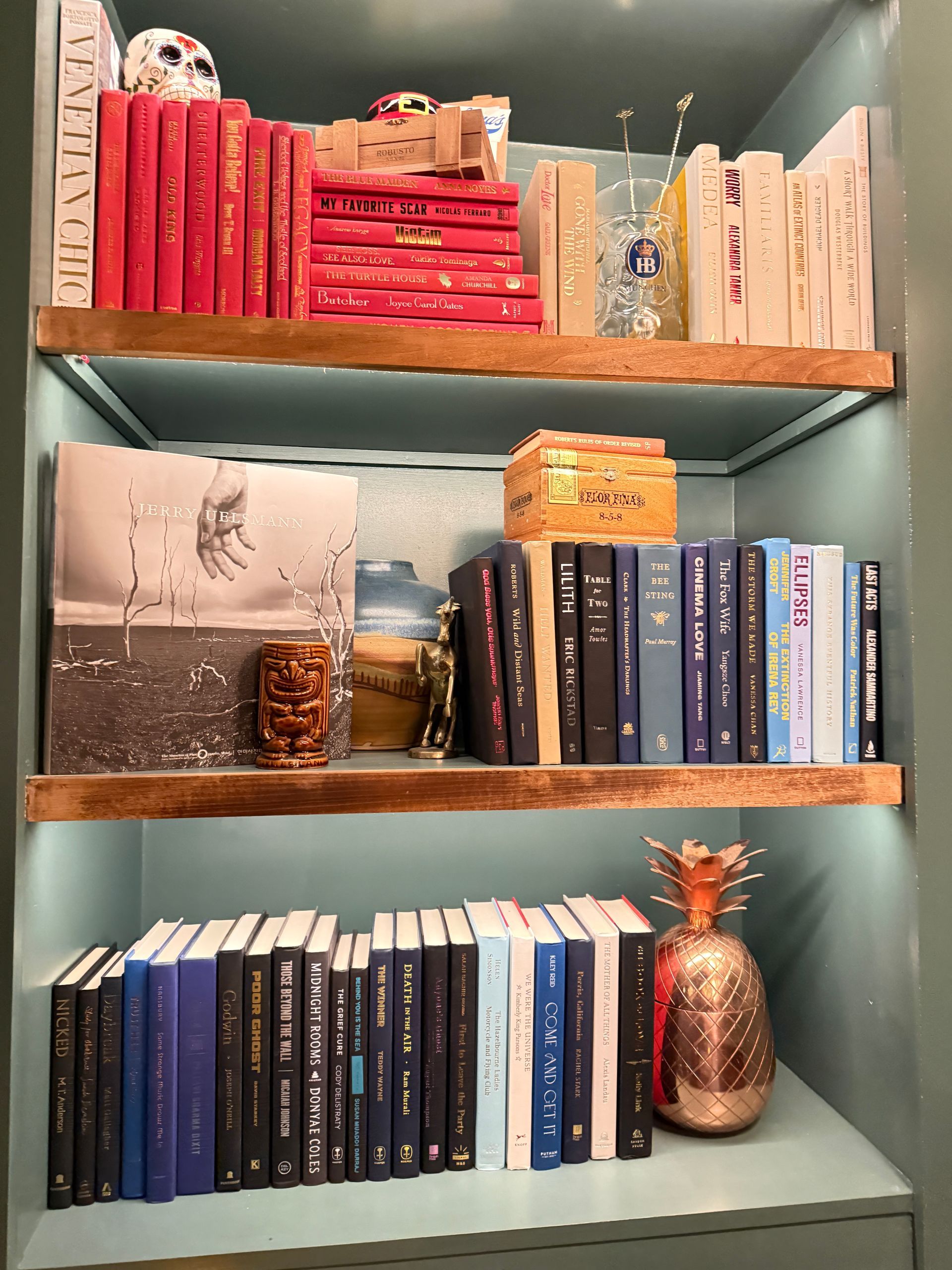 Book selection featured at Kin Lounge in Gainesville, FL