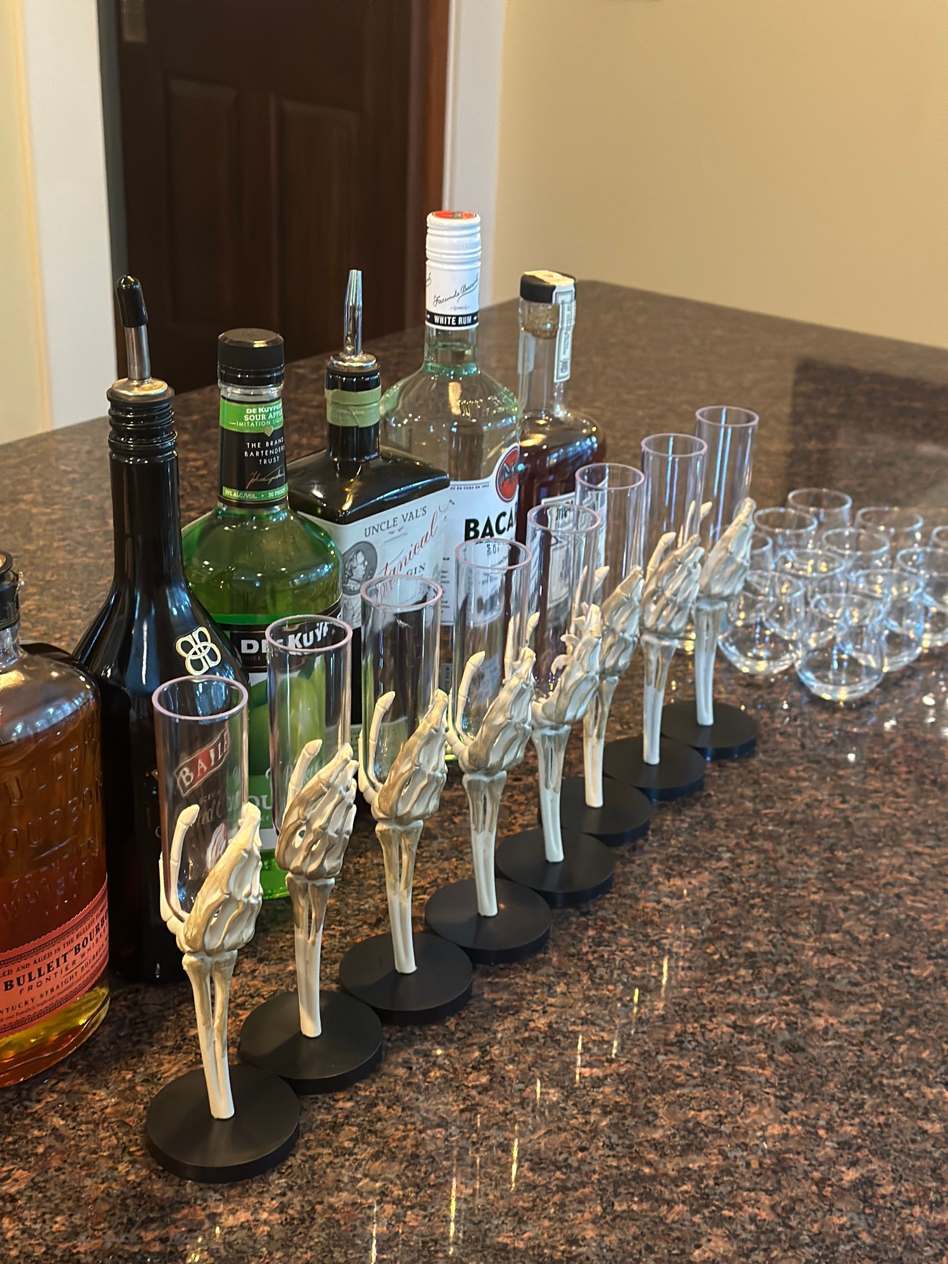 Spooky Cocktail Class with Becca Barbaree from Mark's Prime Steakhouse in Downtown Gainesville.