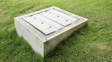 Septic Tank Company — Newly Cleaned Septic Tank In Bryan, TX