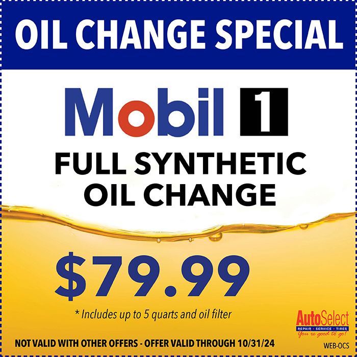 A coupon for mobil 1 full synthetic oil change