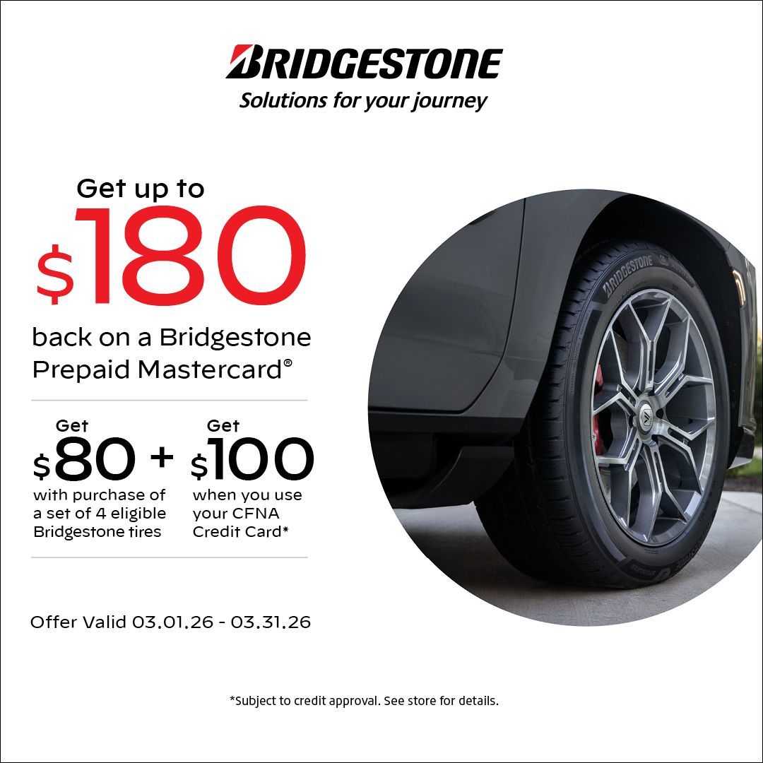 Ad for tires: Get $100 off instantly with purchase of 4 qualifying tires. Image shows a truck on a trail.