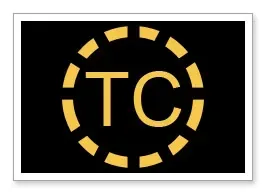 A yellow tc logo on a black background