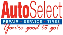 The logo for autoselect repair service tires says `` you 're good to go ! ''