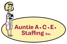 Auntie A.C.E. Staffing Logo