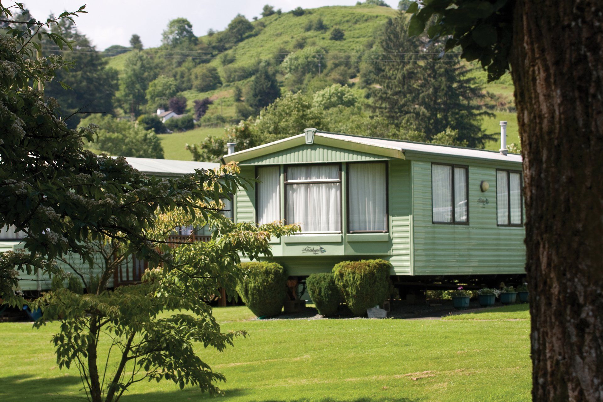 Static caravan park in Mid Wales, Powys Caravans for sale