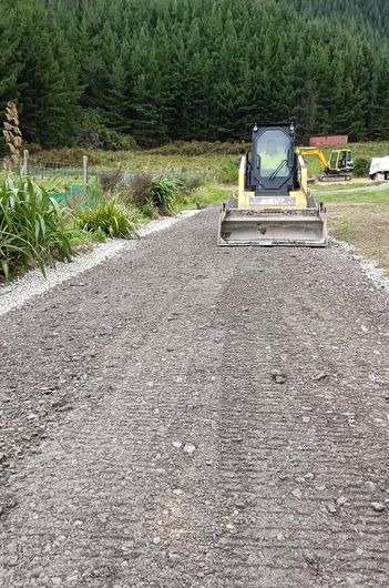 We do driveways and drainage at Bobcat Tipper Services in the Marlborough Sounds NZ