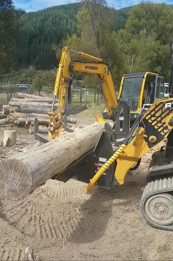 We have a Firewood Processor available at Bobcat Tipper Services in the Marlborough Sounds NZ