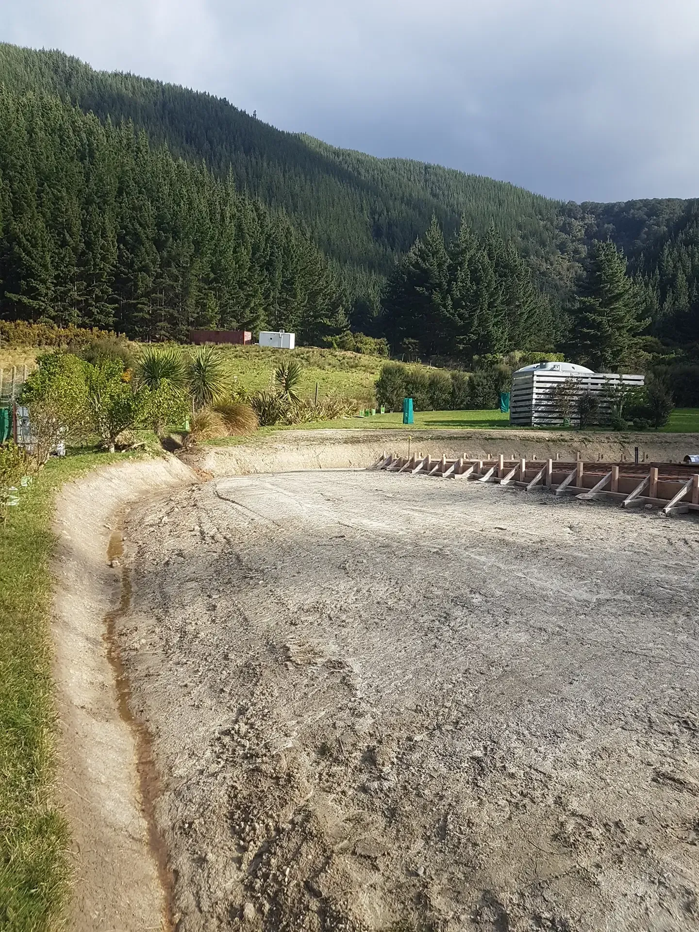 Oyster Bay Job by Bobcat Tipper Services in Marlborough, New Zealand.