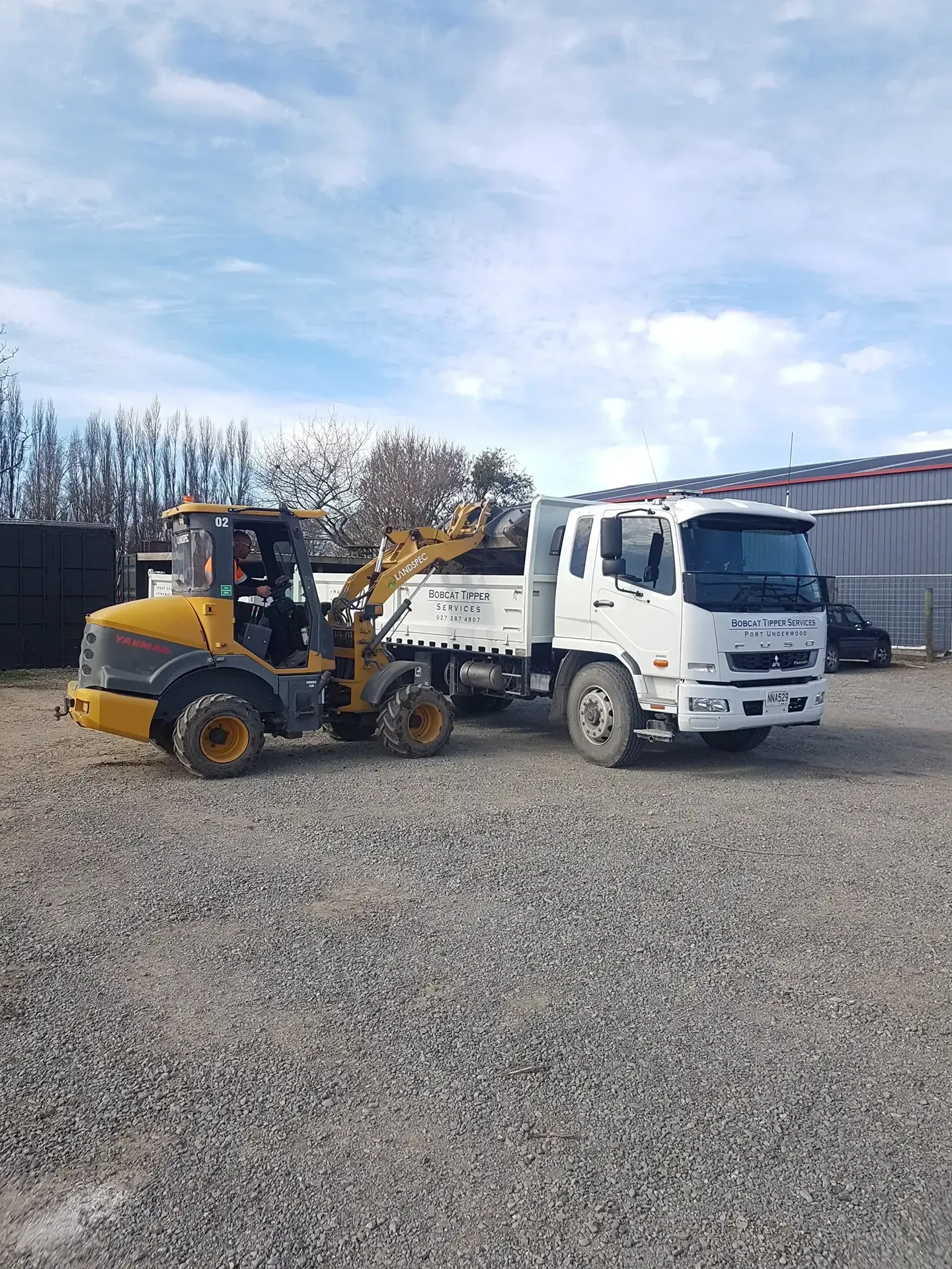 Redwood Pass Landscaping Job by Bobcat Tipper Services in Marlborough, New Zealand.