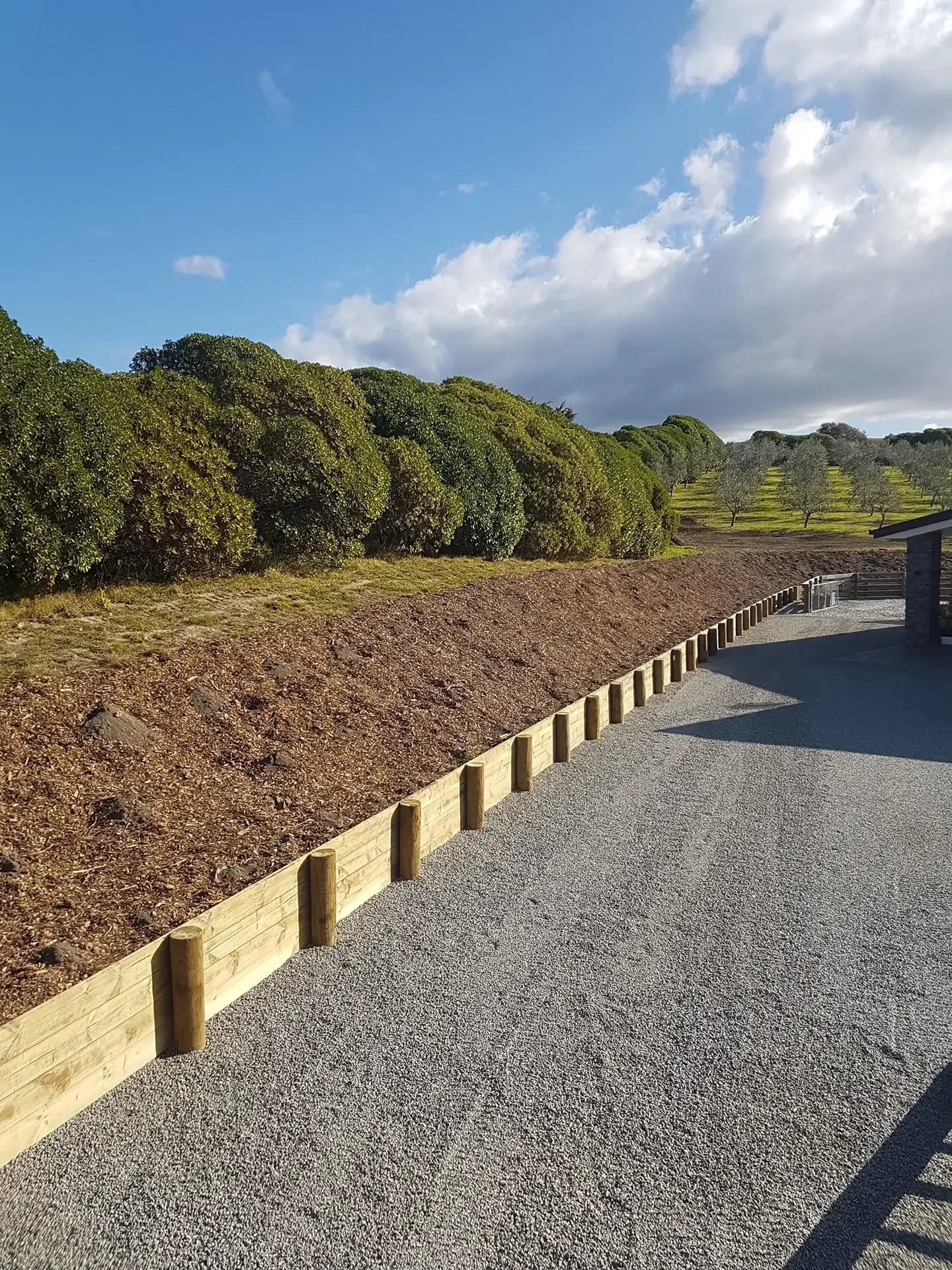 Redwood Pass Landscaping Job by Bobcat Tipper Services in Marlborough, New Zealand.