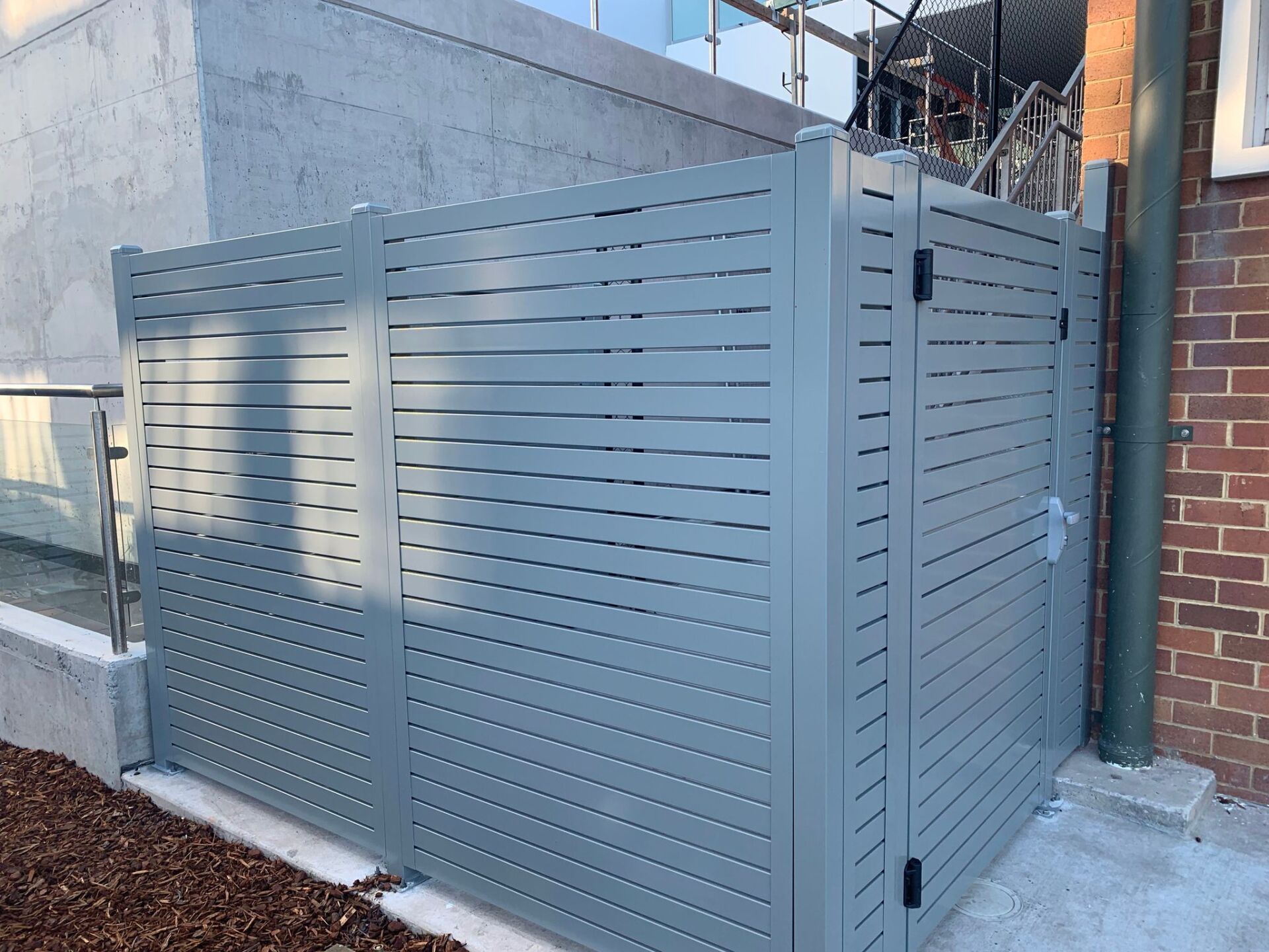 Grey Privacy Fence — Sydney, NSW — A.S.S Fencing