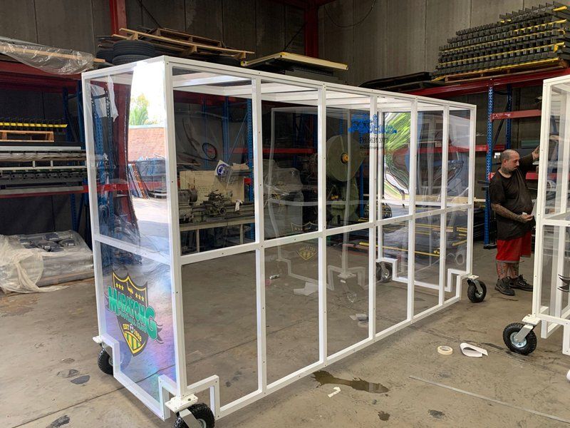 White Metal Partition — Sydney, NSW — A.S.S Fencing