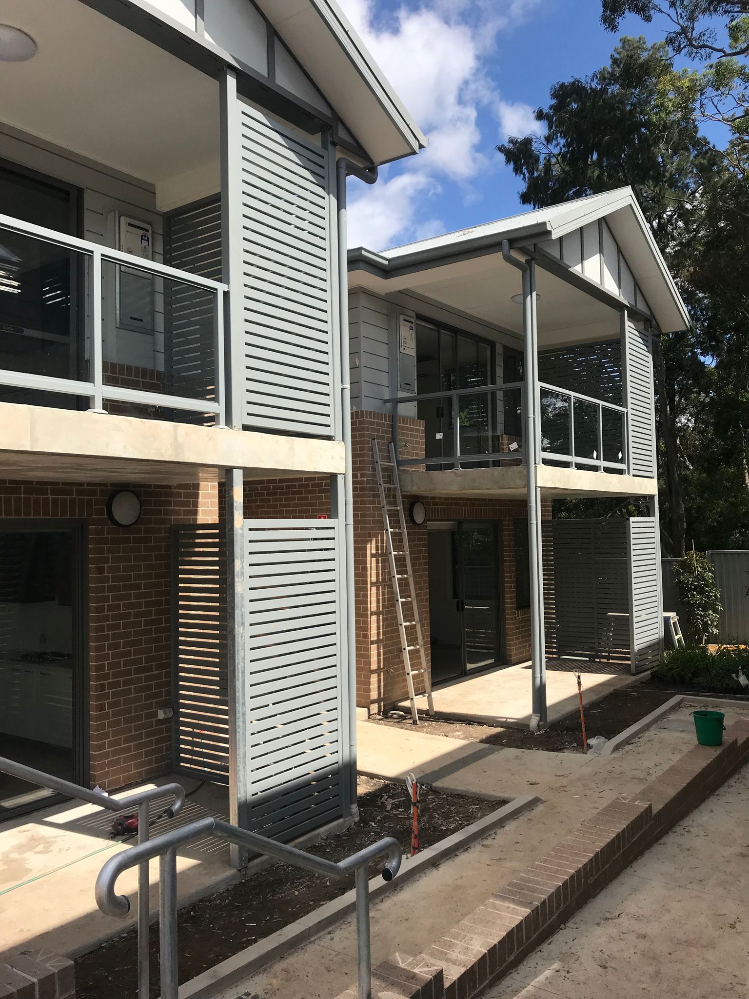 Two Storey House with Privacy Screen — Sydney, NSW — A.S.S Fencing