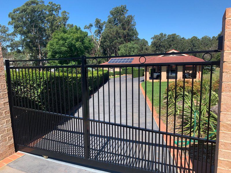 Modern Black Fence — Sydney, NSW — A.S.S Fencing