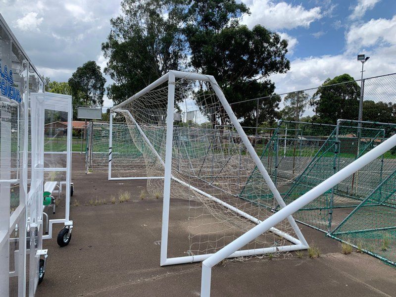 Big Metal Soccer Goal — Sydney, NSW — A.S.S Fencing