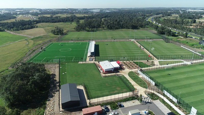 Soccer Field with Green Grass — Sydney, NSW — A.S.S Fencing