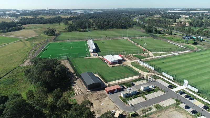Aerial View of Soccer Field — Sydney, NSW — A.S.S Fencing