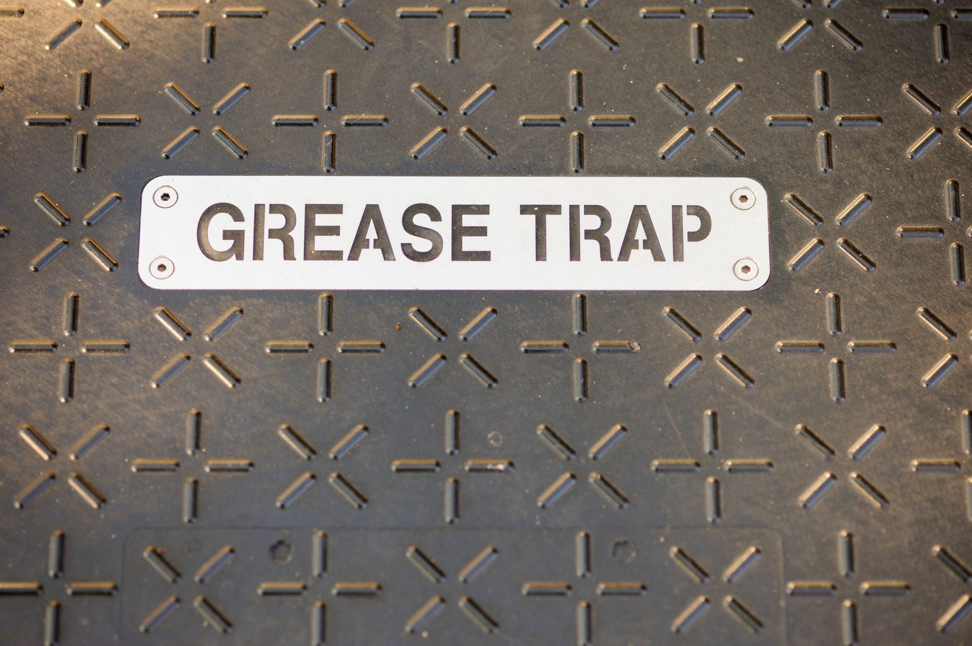 Sign that Says Grease Trap — Huntington, WV — Plumbing Helper