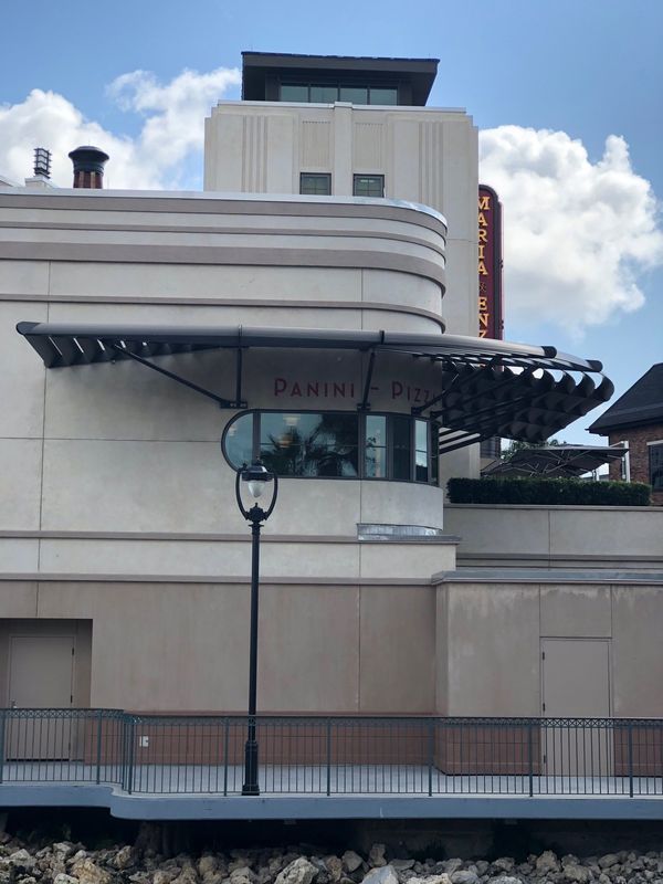 A building with