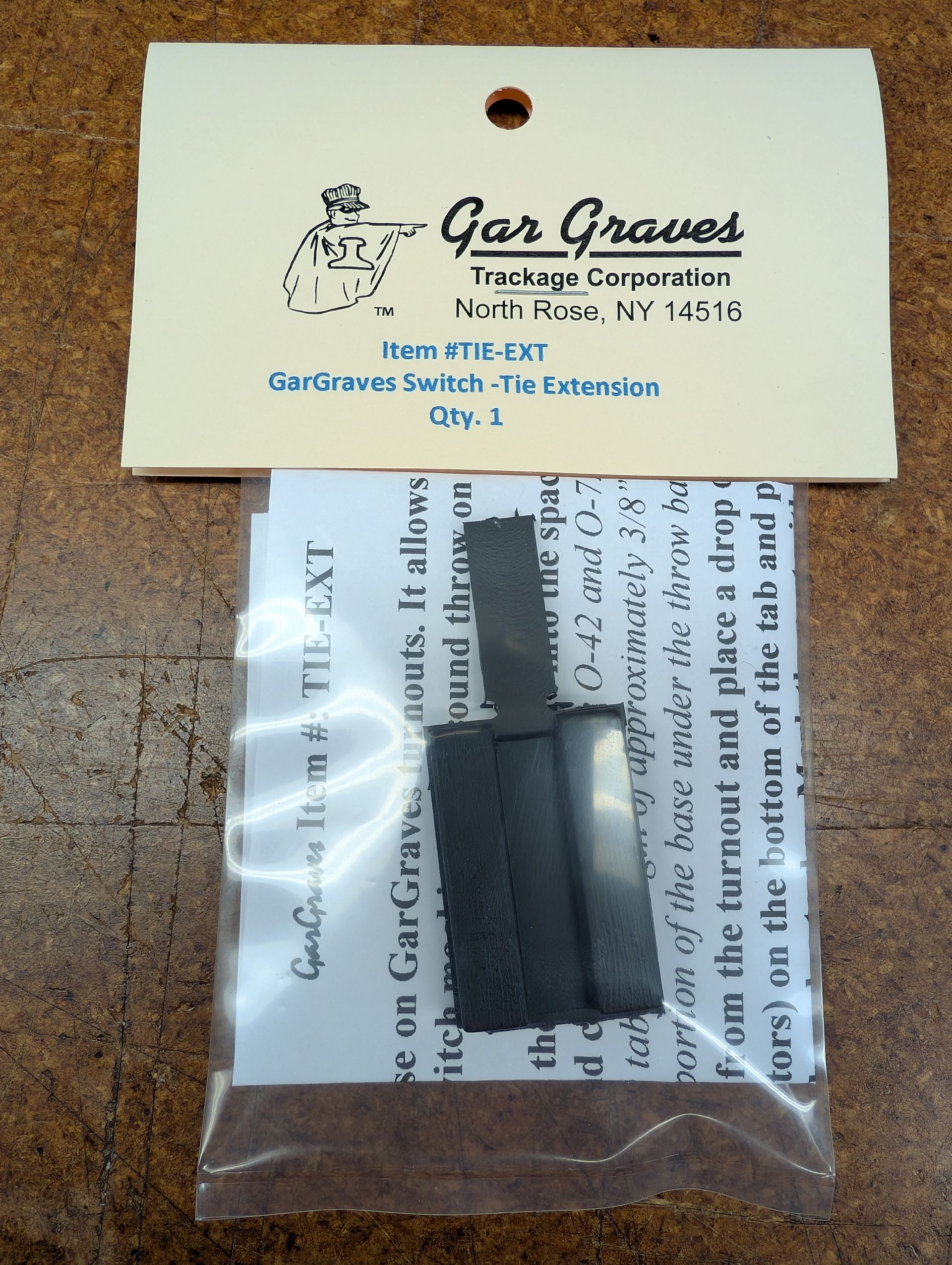 TIE-EXT GarGraves Switch Tie Extension