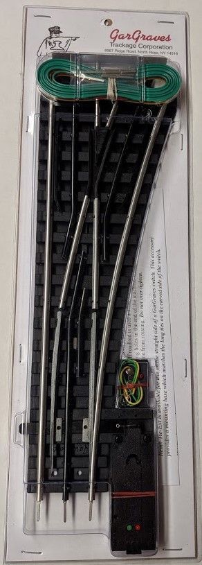 145-RC  RH O-72 Remote Switch w/DZ-1000 Switch Machine - Phantom Stainless