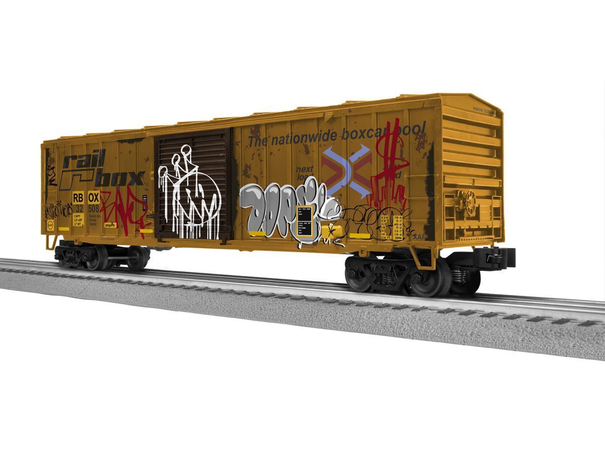2542301 Weathered Railbox ACF 50' Boxcar #32508