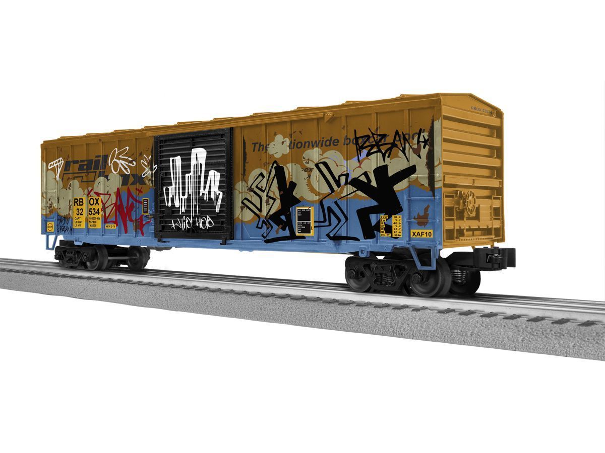2542302 Weathered Railbox ACF 50' Boxcar #32534
