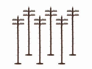 6-37851 Scale Telephone Poles - Standard