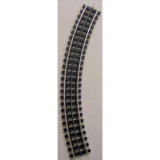 42-102-S   O-42 Curve - Phantom w/Stainless Outside Rails (8/Circle)- Plastic Ties
