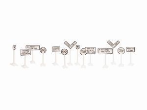 6-62180 Railroad Signs