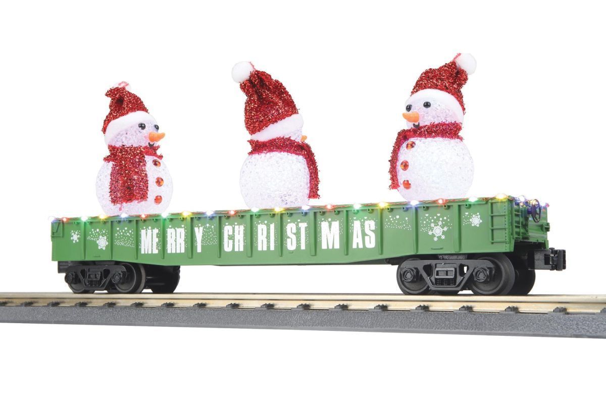 30-72263 Xmas Gondola w/LED Xmas Lights-Green