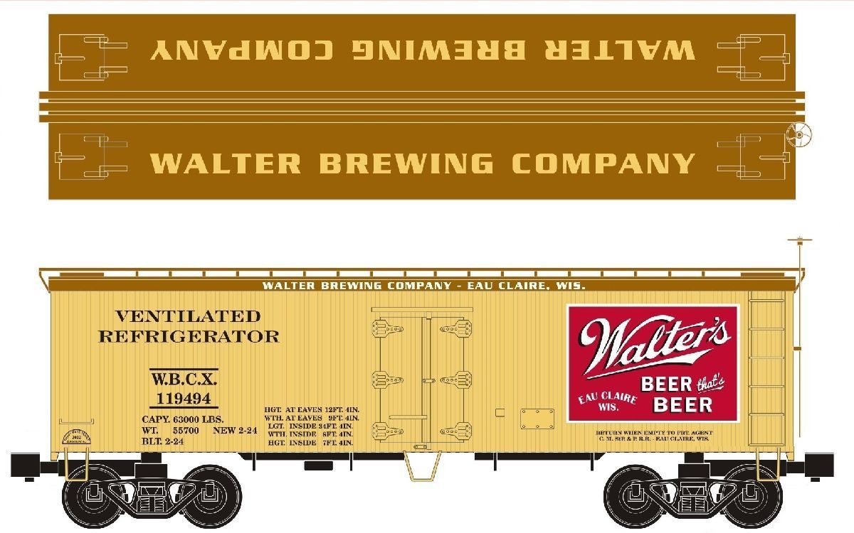 RMT86192 Walter's Beer Woodside Reefer
