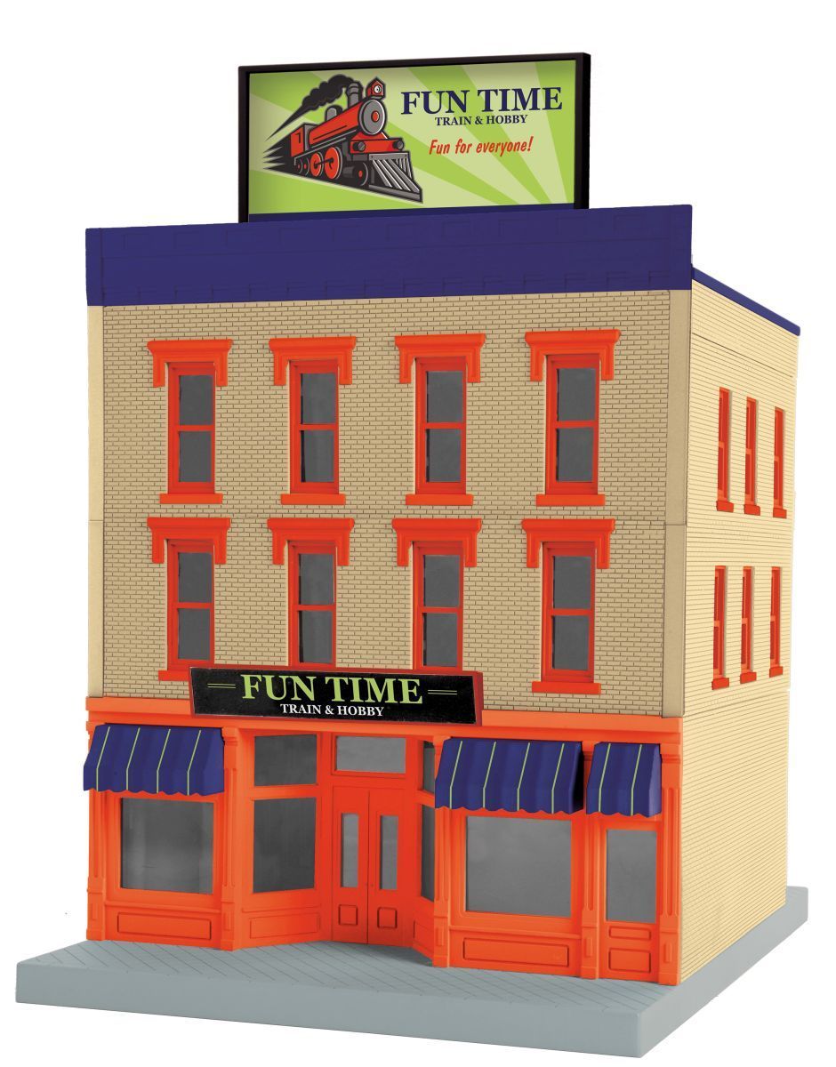 30-90659 Fun Time Train & Hobby 3-Story Bldg.