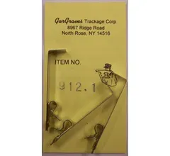 912-1 Solderless Track Power Conectors - Pkg. 3 For O Gauge Center Rail