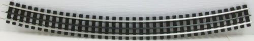 89-102-S O-89 Curve - Phantom w/Stainless Outside Rails (12/Circle)- Plastic Ties