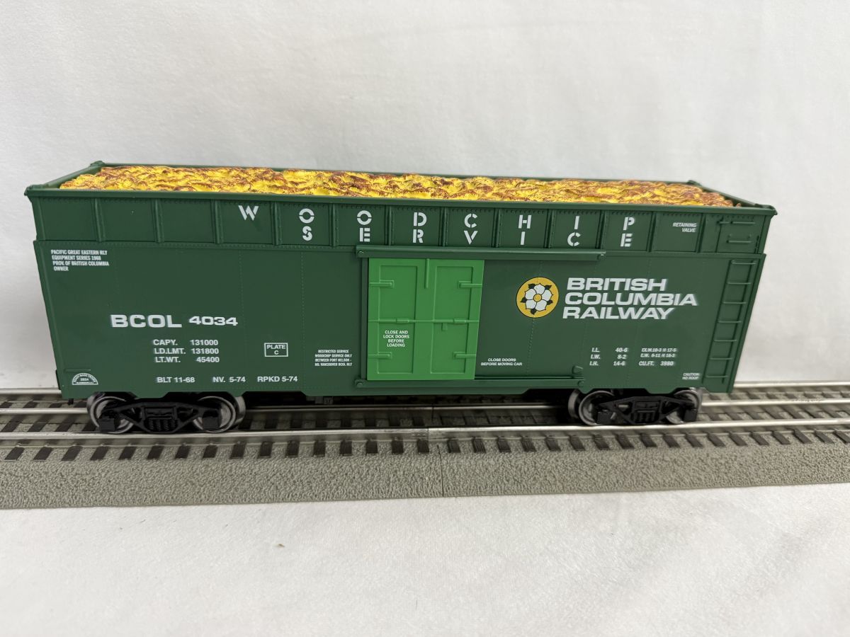 RMT8649907 British Columbia Railway Woodchip Car