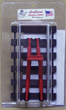 Red and black folding tool in clear plastic blister packaging on a striped backing card.