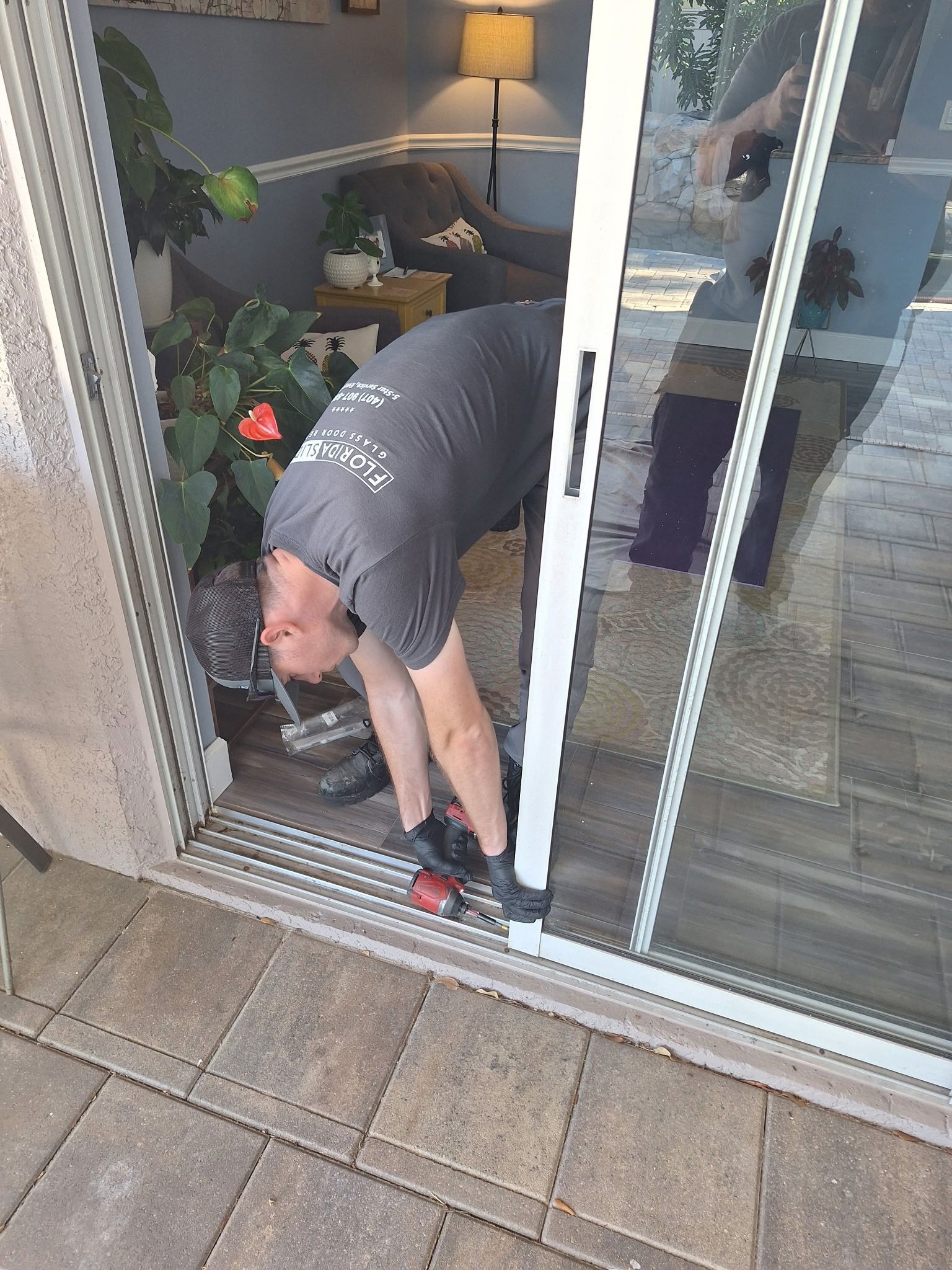 sliding glass door wheel replacement