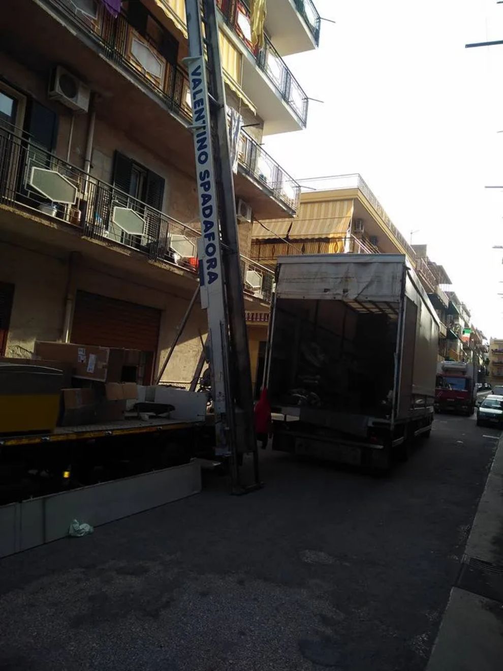 mezzo per traslochi in quota