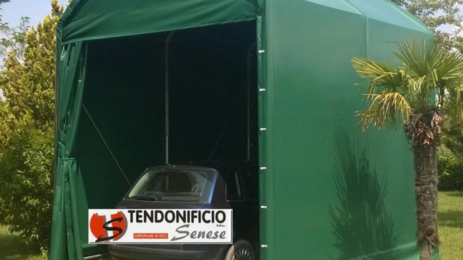 Camion Telo PVC Materiale 680g/M² Telone Carport Camping Legno - Foto 7