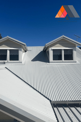 A White Roof With A Blue Sky In The Background – Melbourne, VIC - Above & Beyond Roof Replacements