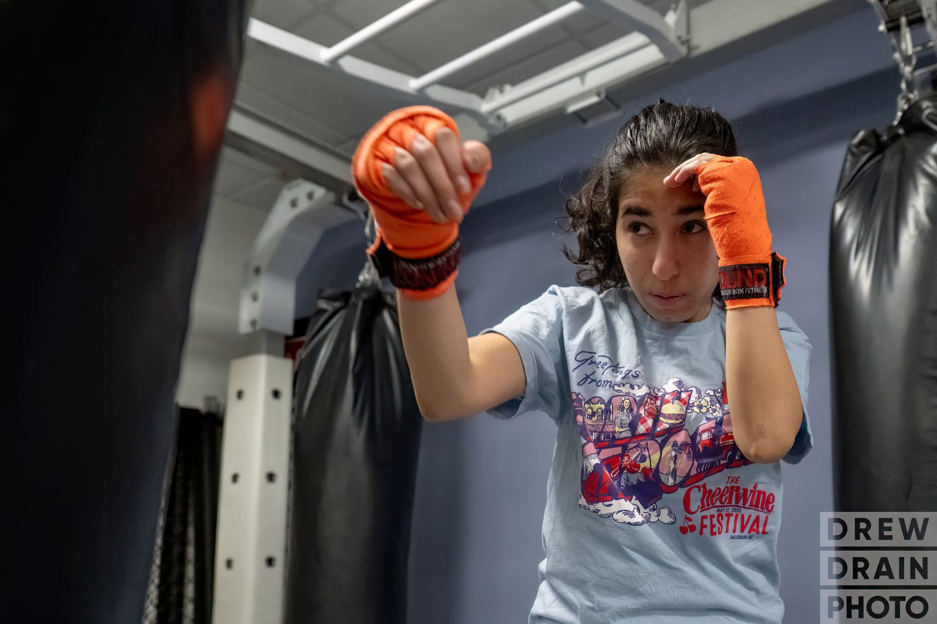 women muay thai class