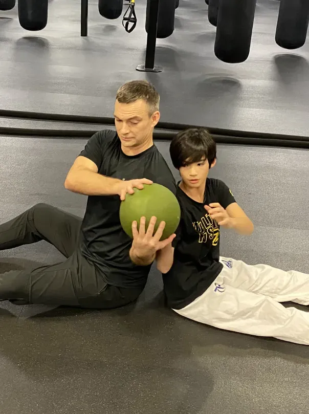 family workout class