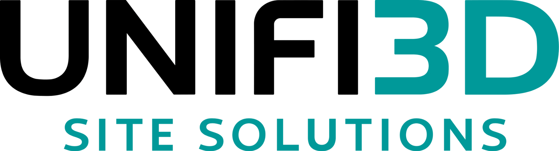 Logo for Unifi3D Site Solutions, featuring the text