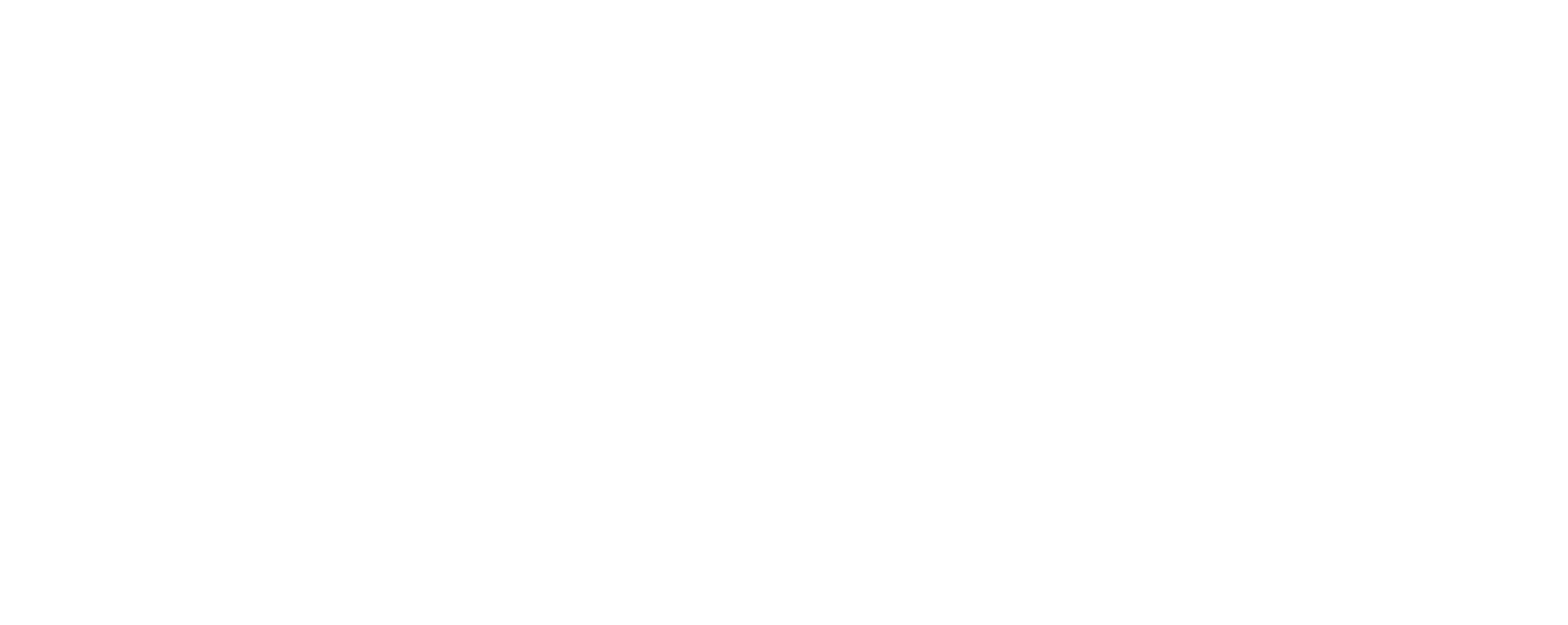 Makeup by Nida & Team, white text on a black background.