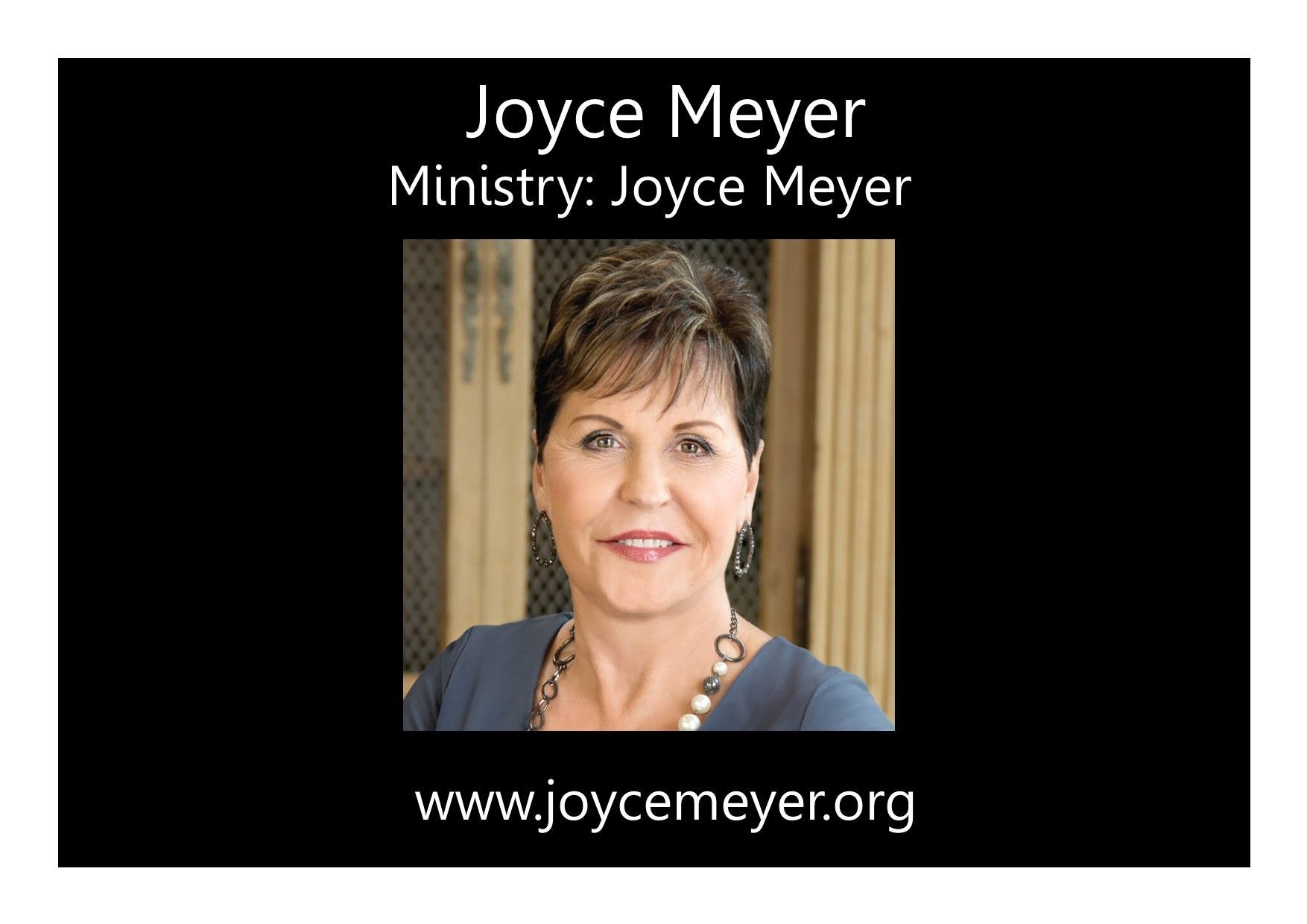 Joyce Meyer Bible Teacher